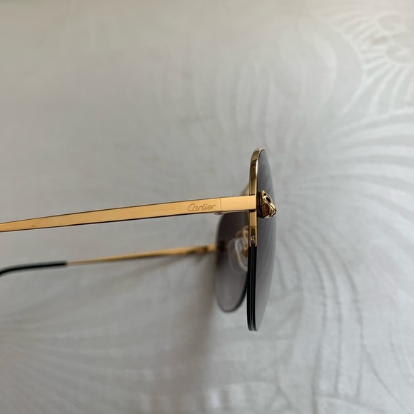 Cartier sunglasses panther head black - Picture 10 of 14